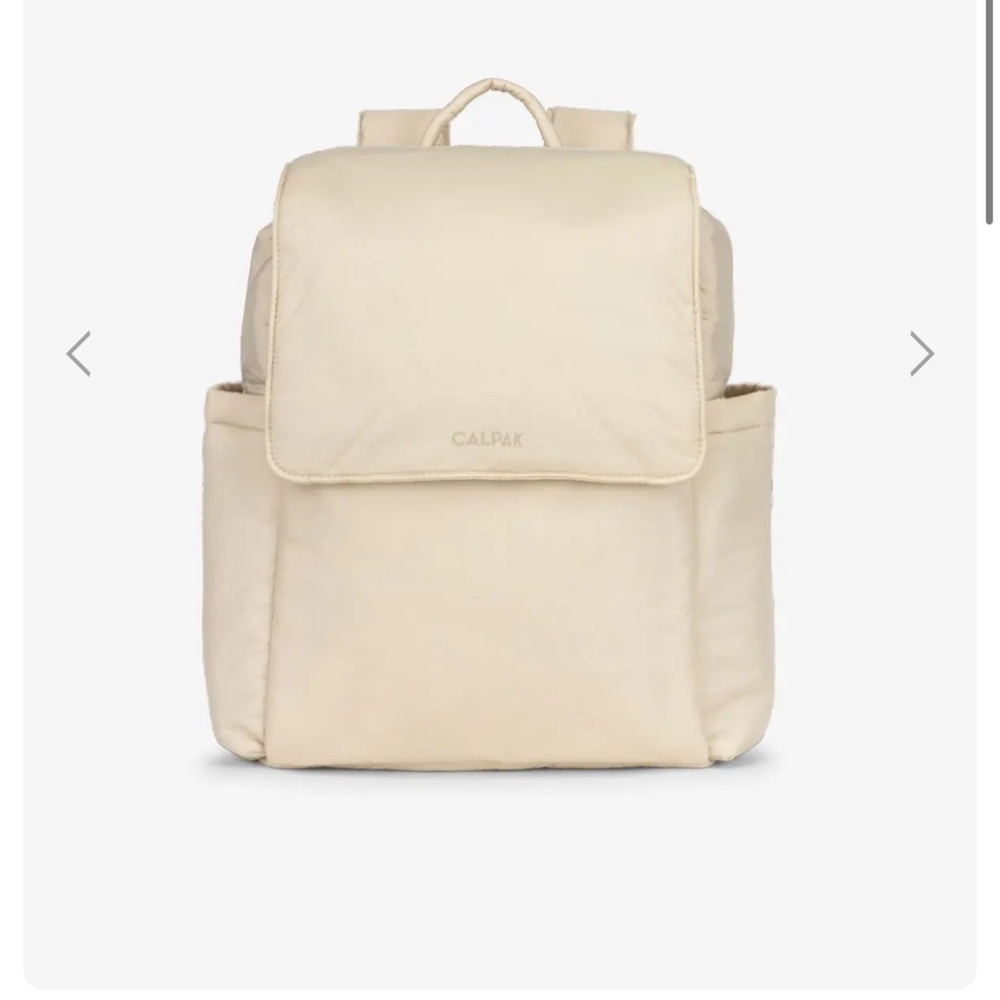 CALPAK CONVERTIBLE MINI DIAPER BAG IN OATMEAL